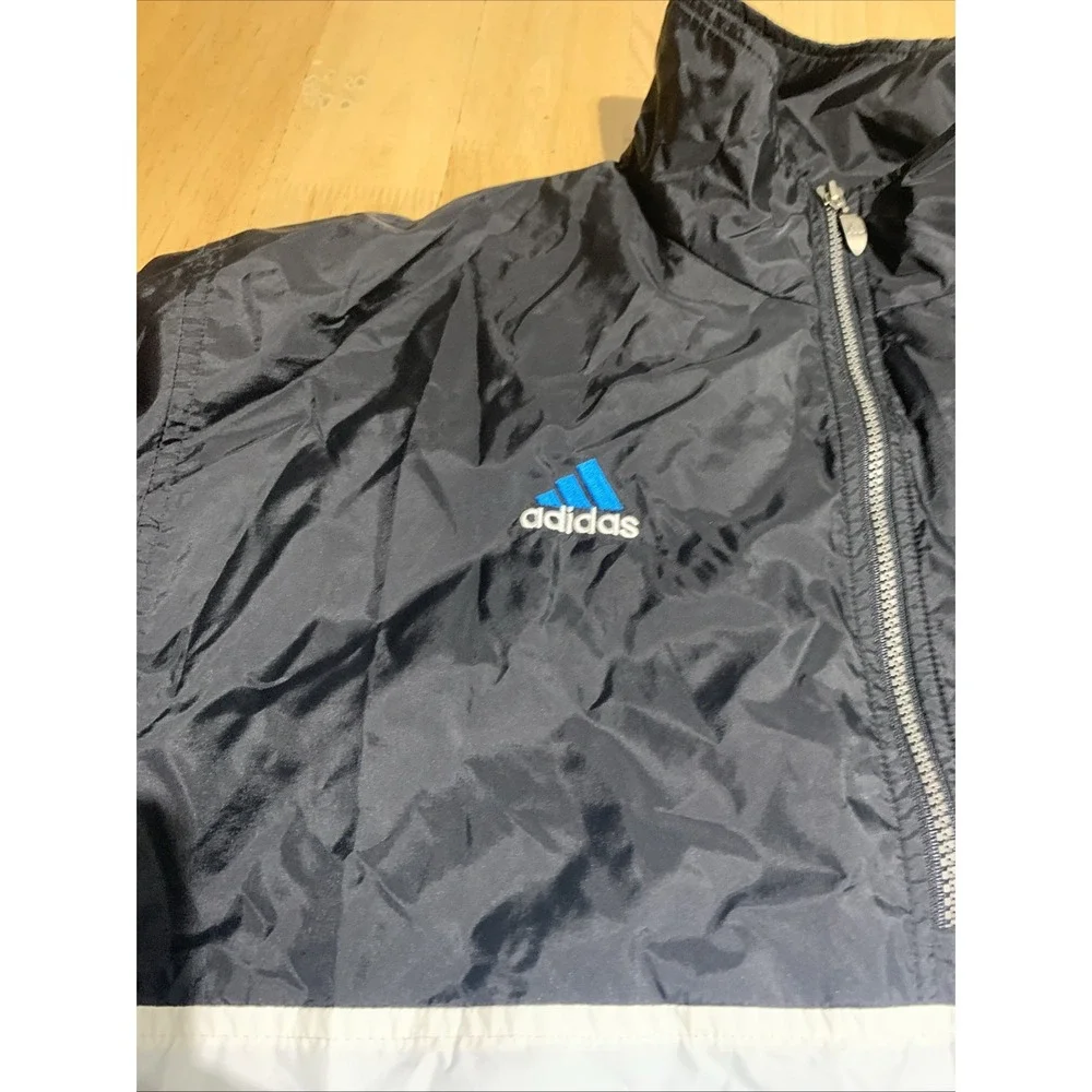 Vintage 90s Adidas 1/2 Zip Pullover‎ TRACKER HZ Jacket Windbreaker Men Large